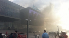 Пожарные завершают локализацию пожара в медиа-центре