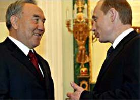 Путин поздравил Назарбаева и прокомментировал события на Ближнем Востоке