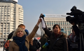 Второй день протестов в Алматы
