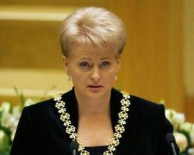 Назарбаев поздравил Грибаускайте с переизбранием на пост президента Литвы