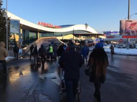 Аэропорт города Алматы возобновил  работу в штатном режиме